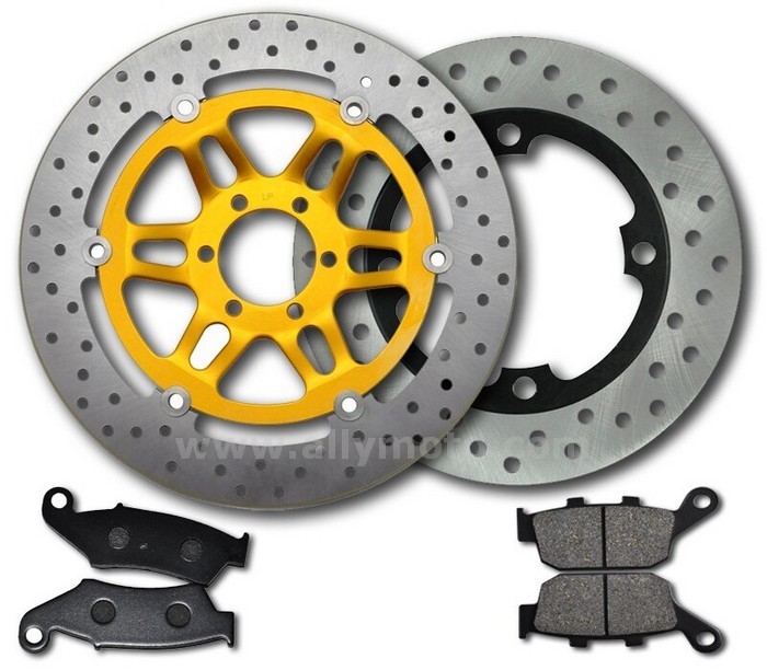 18 Front Rear Brake Disc Rotor Front Rear Brake Pads Honda Cb250 F Hornet Cb 250 1996 - 2001 1998 1999 2000